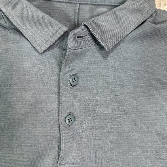 Lululemon Men’s Performance Collared Polo Shirt M? Blue - Picture 5 of 8